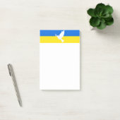 Vlag van Oekraïne Sticky Notes Dove of Peace (Kantoor)