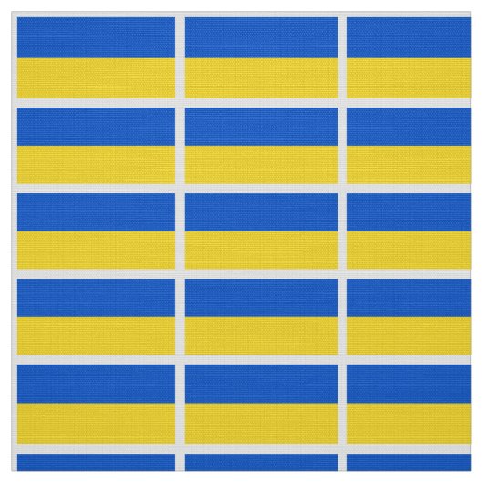 Vlag van Oekraïne Stof (Swatch)