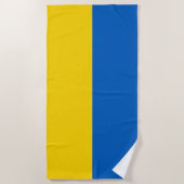 Vlag van Oekraïne Strandlaken (Voorkant)