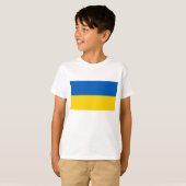 Vlag van Oekraïne T-shirt (Voorkant volledig)