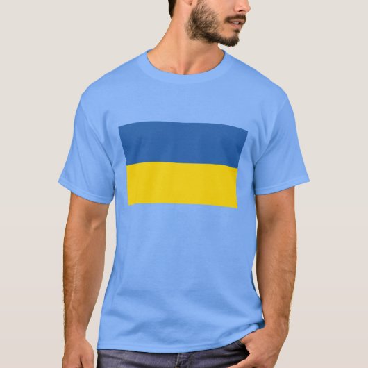 Vlag van Oekraïne T-shirt (Voorkant)