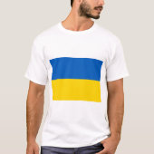 Vlag van Oekraïne T-shirt (Voorkant)