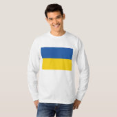 Vlag van Oekraïne T-shirt (Voorkant volledig)