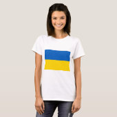 Vlag van Oekraïne T-shirt (Voorkant volledig)
