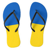 Vlag van Oekraïne Teenslippers (Voetbed)