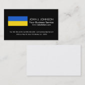 Vlag van Oekraïne Visitekaartje (Voorkant / Achterkant)