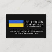 Vlag van Oekraïne Visitekaartje (Voorkant)