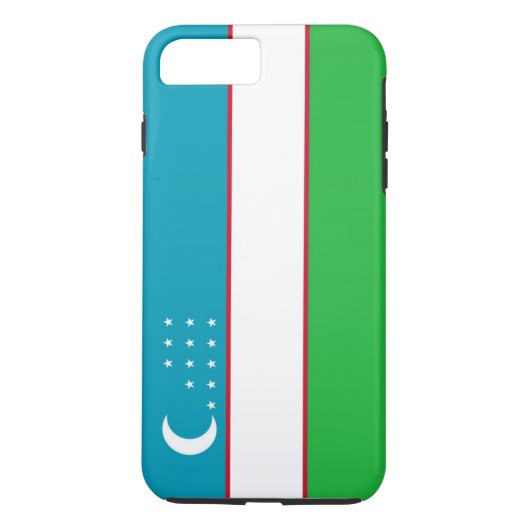 Vlag van Oezbekistan Case-Mate iPhone Case (Achterkant)