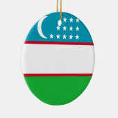 Vlag van Oezbekistan Keramisch Ornament (Rechts)