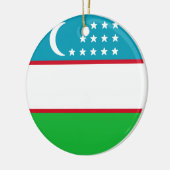Vlag van Oezbekistan Keramisch Ornament (Links)