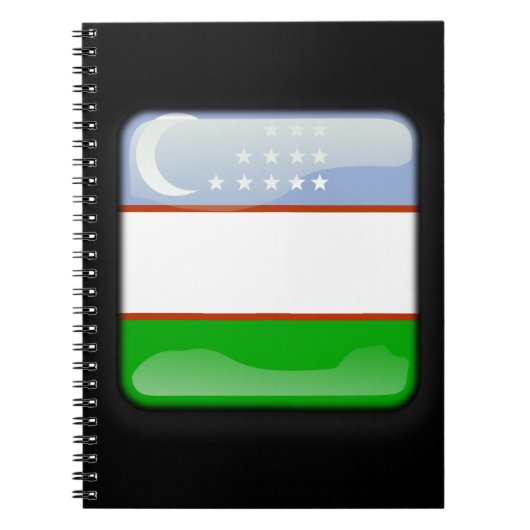 Vlag van Oezbekistan Notitieboek (Voorkant)