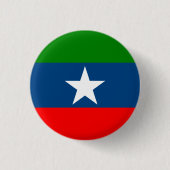 Vlag van Ogaden Ronde Button 3,2 Cm (Voorkant)