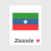 Vlag van Ogaden Sticker (Vel)