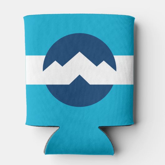 Vlag van Ogden, Utah Blikjeskoeler (Achterkant)