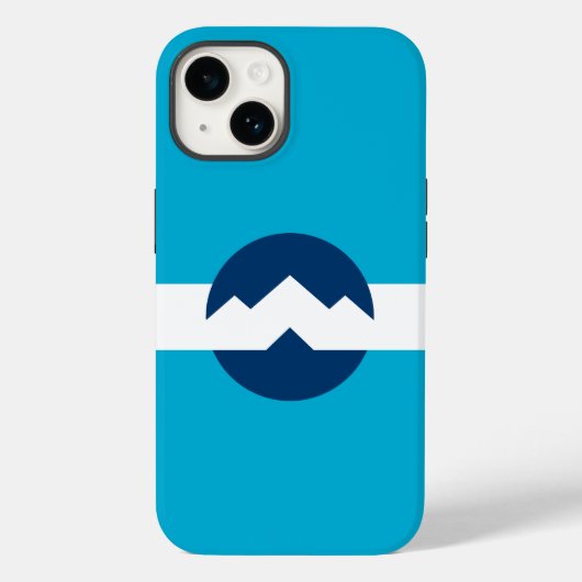 Vlag van Ogden, Utah Case-Mate iPhone Case (Achterkant)