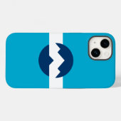 Vlag van Ogden, Utah Case-Mate iPhone Case (Achterkant (horizontaal))