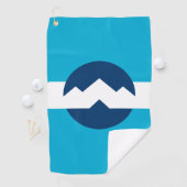 Vlag van Ogden, Utah Golfhanddoek (Insitu)