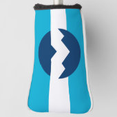 Vlag van Ogden, Utah Golfheadcover (Draai 90)