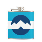 Vlag van Ogden, Utah Heupfles (Voorkant)