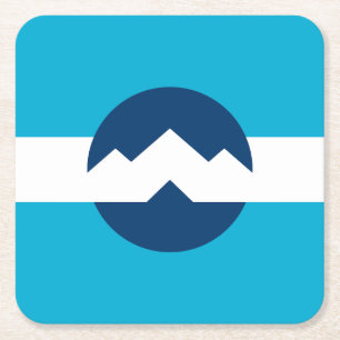 Vlag van Ogden, Utah Kartonnen Onderzetters