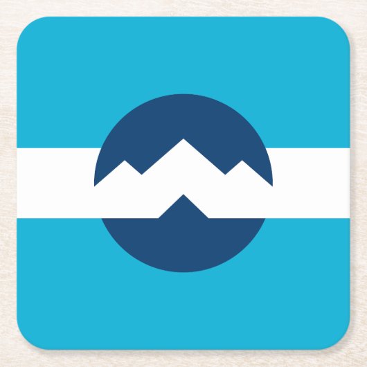 Vlag van Ogden, Utah Kartonnen Onderzetters (Voorkant)