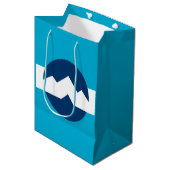 Vlag van Ogden, Utah Medium Cadeauzakje (Voorkant Gekanteld)