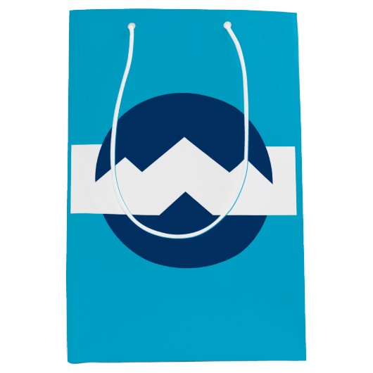 Vlag van Ogden, Utah Medium Cadeauzakje (Voorkant)