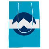 Vlag van Ogden, Utah Medium Cadeauzakje (Achterkant)