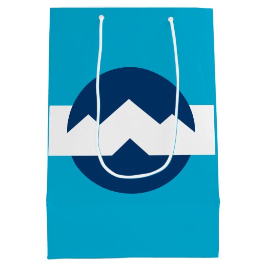 Vlag van Ogden, Utah Medium Cadeauzakje (Achterkant)