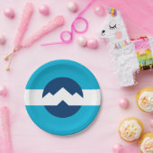 Vlag van Ogden, Utah Papieren Bordje (Feest)