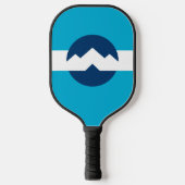 Vlag van Ogden, Utah Pickleball Paddle (Voorkant)