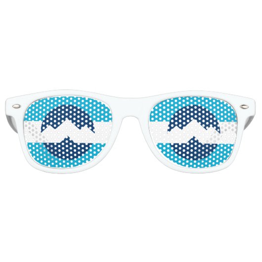Vlag van Ogden, Utah Retro Zonnebril (Voorkant)
