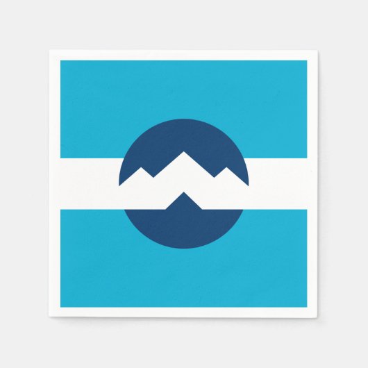 Vlag van Ogden, Utah Servet (Voorkant)