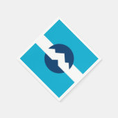 Vlag van Ogden, Utah Servet (Hoek)