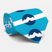 Vlag van Ogden, Utah Stropdas (Opgerold)