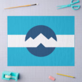 Vlag van Ogden, Utah Tissuepapier (Craft)