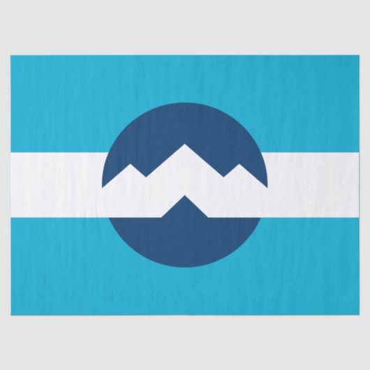 Vlag van Ogden, Utah Tissuepapier (Voorkant)