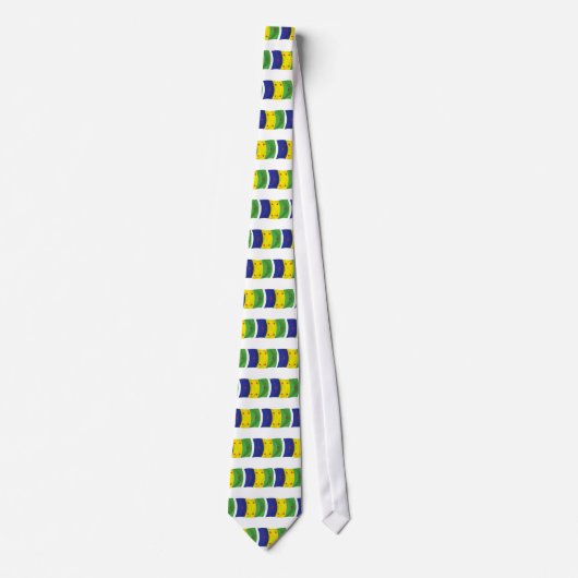 Vlag van Ogoni knoop Stropdas (Voorkant)