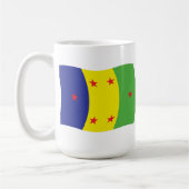 Vlag van Ogoni-mensen mok (Links)