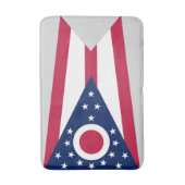 Vlag van Ohio Badmat (Voorkant Verticaal)