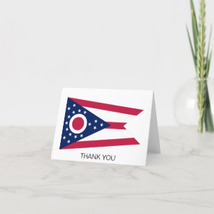 Vlag van Ohio Bedankkaart