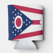 Vlag van Ohio Blikjeskoeler (Achterkant)
