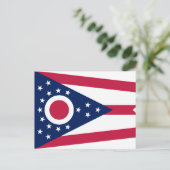 Vlag van Ohio Briefkaart (Staand voorkant)
