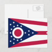 Vlag van Ohio Briefkaart (Voorkant / Achterkant)