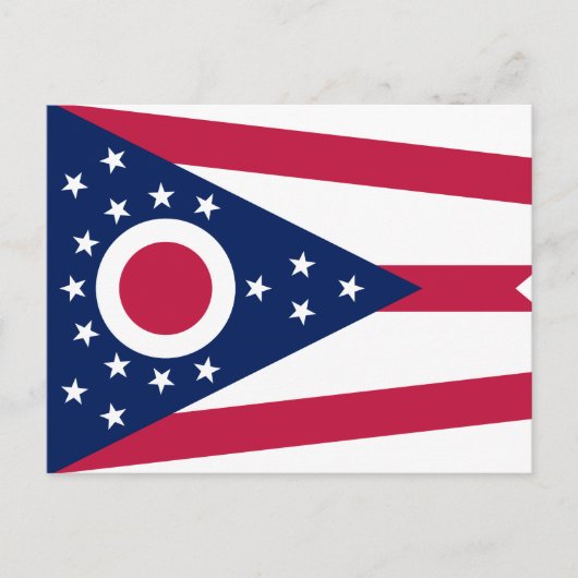 Vlag van Ohio Briefkaart (Voorkant)