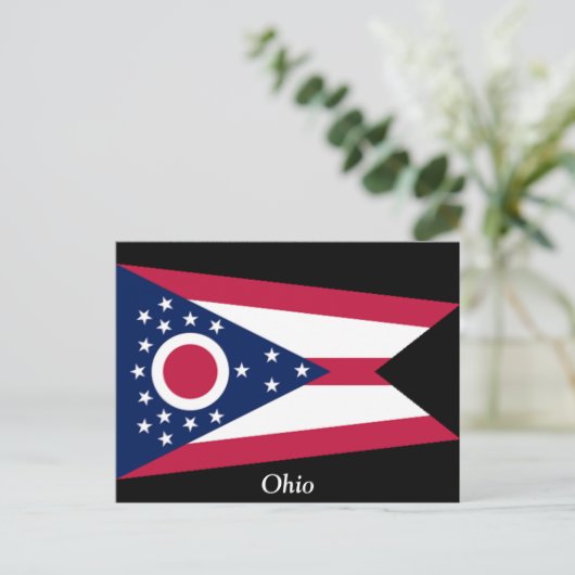Vlag van Ohio Briefkaart (Staand voorkant)