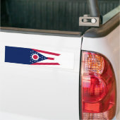 Vlag van Ohio Bumpersticker (Op Truck)