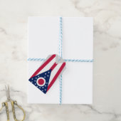 Vlag van Ohio Cadeaulabel (Met Touw)