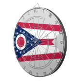 Vlag van Ohio Dartbord (Voorkant Rechts)