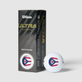 Vlag van Ohio Golfballen (Verpakking)